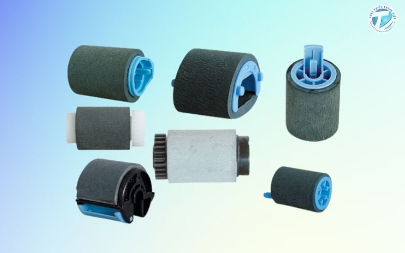 Con lăn kéo giấy bị bẩn hoặc mòn